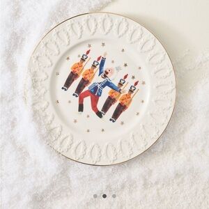 New Anthropologie New York City Ballet Nutcracker Dessert Plate